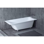 Ванна каменная Salini Orlando Kit S-Stone 1021M белая матовая Ванна каменная Salini Orlando Kit S-Stone 1021M белая матовая